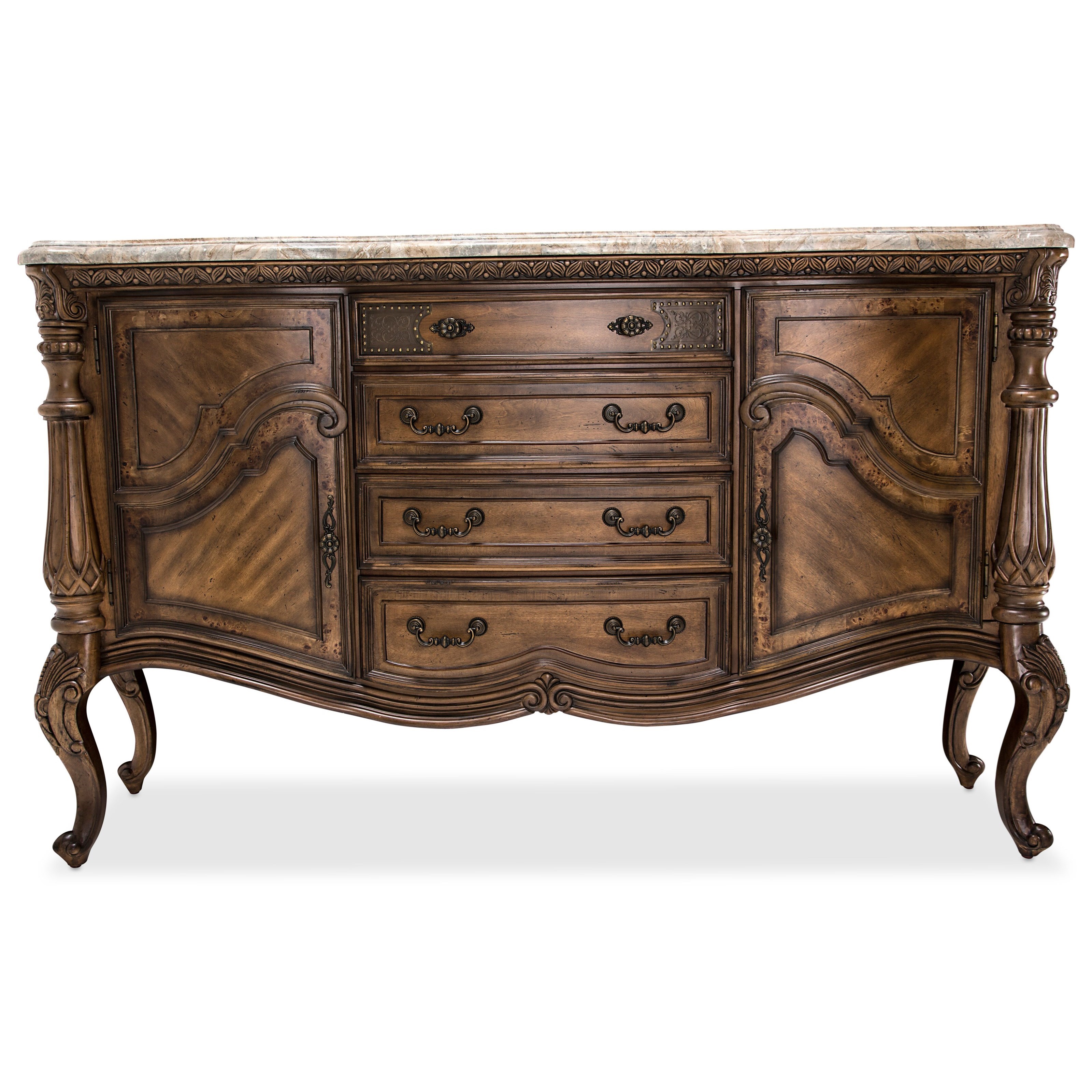 Michael Amini Edens Paradise 9055007211 Ornate Sideboard with